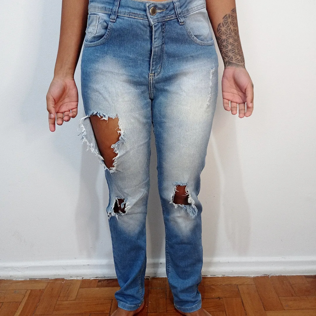 Calça hot sale jeans aquamar