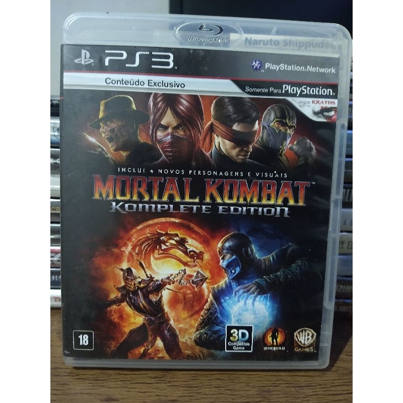 Mortal Kombat Komplete Edition ps3 mídia física Original
