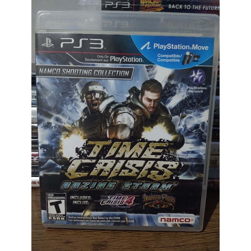 Time Crisis Razing Storm PS3 mídia física Original Shopee Brasil