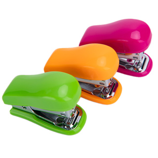 Grampeador Adequado para 24/6~26/6 Mini grampeador ate 10-15folhas varias cores laranja Vermelho