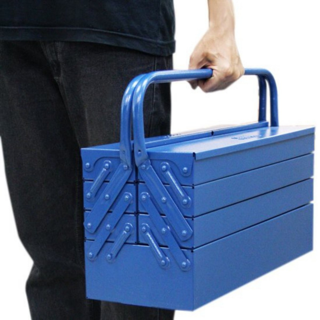 Caixa de ferramentas Fercar 09 de metal 20cm x 50cm x 25cm azul