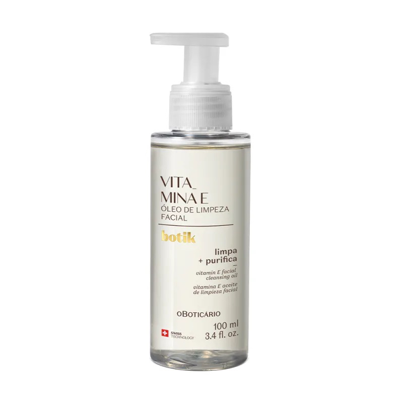 Óleo de Limpeza Facial Vitamina E Botik 100ml - O Boticário