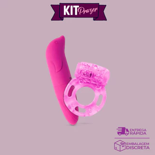 Kit Vibrador Golfinho + Anel Peniano Vibratório Masculino