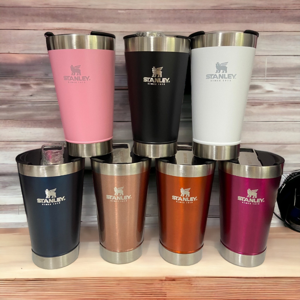 Copo Térmico Tampa e Abridor de Garrafas 473ml inox Aço escovado Bebida Gelada Cores Full