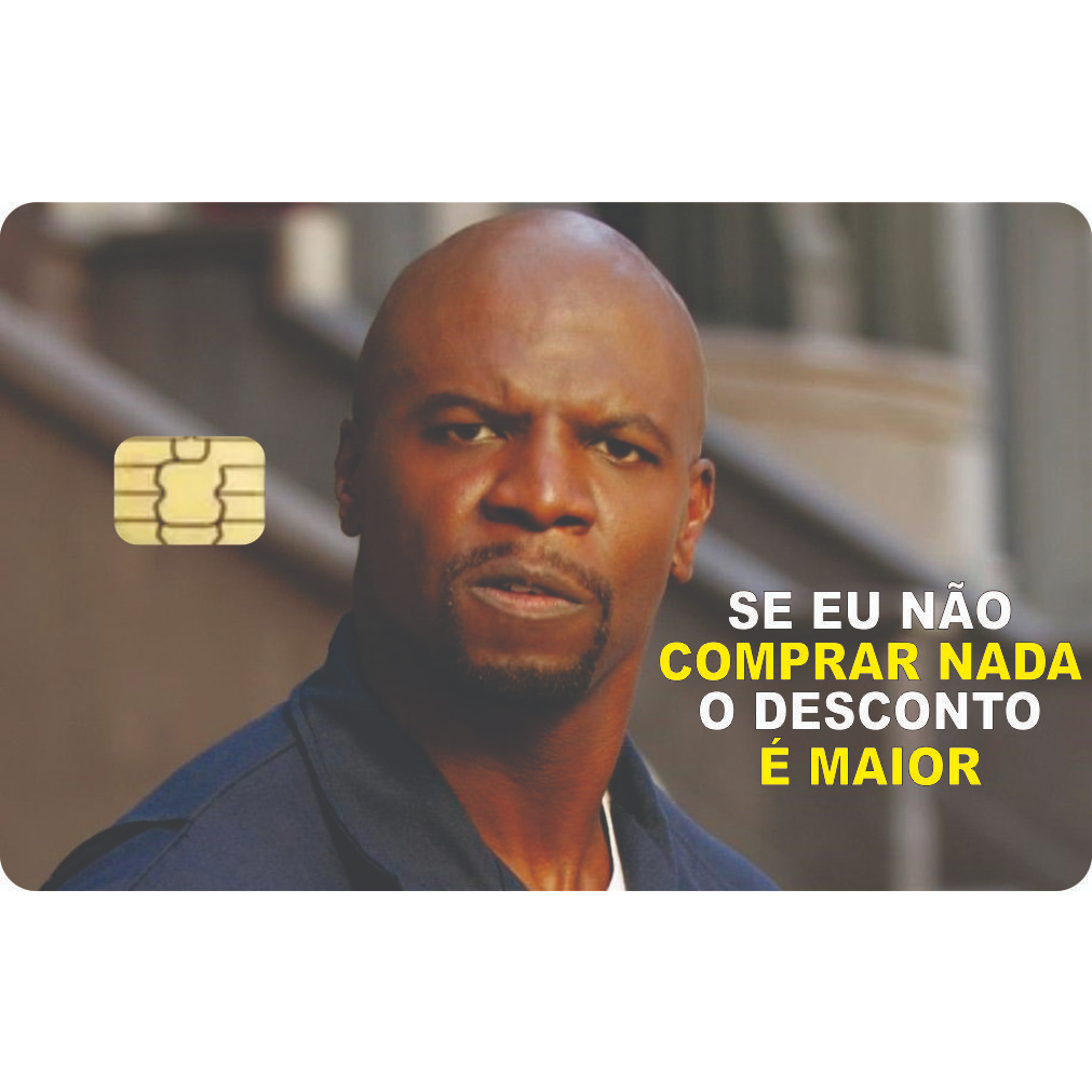 Adesivo Para Cartão Credito Debito Skin Card Pelicula Protetora Julius Todo Mundo Odeia O Chris 9529