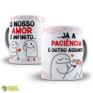 Xicara Caneca Personalizada dia dos namorados presente namorado meme flork frases 325ml