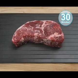 Tabua Para Descongelar Alimentos Mais Rápido Carne Frango Frutas e Verduras Congelados Tabua Magica Cozinha