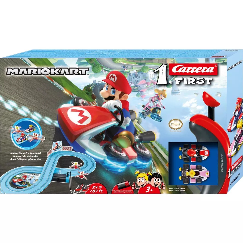 Autorama Super Mario Kart X Peach Carrera Pista2,4m Nintendo