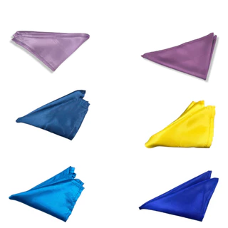 Lenços Bolso Masculino Mantieqingway | Pré-dobrados Poliéster | Casamento E Eventos