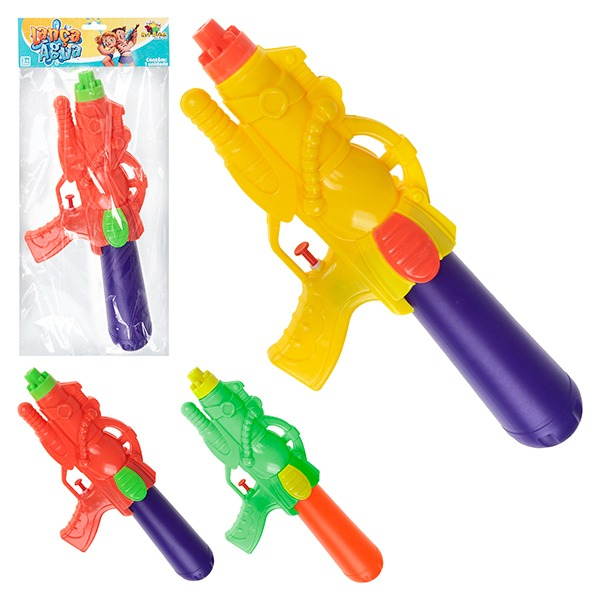 Pistola De Água Brinquedo Infantil Arminha Metralhadora 41Cm