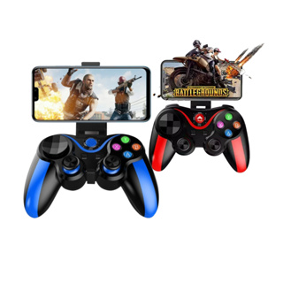 Controle + Suporte para Celular Compatível Com PC PS3 PS4 TV Tablet Android IOS Joystick Bluetooth Universal + cabo usb