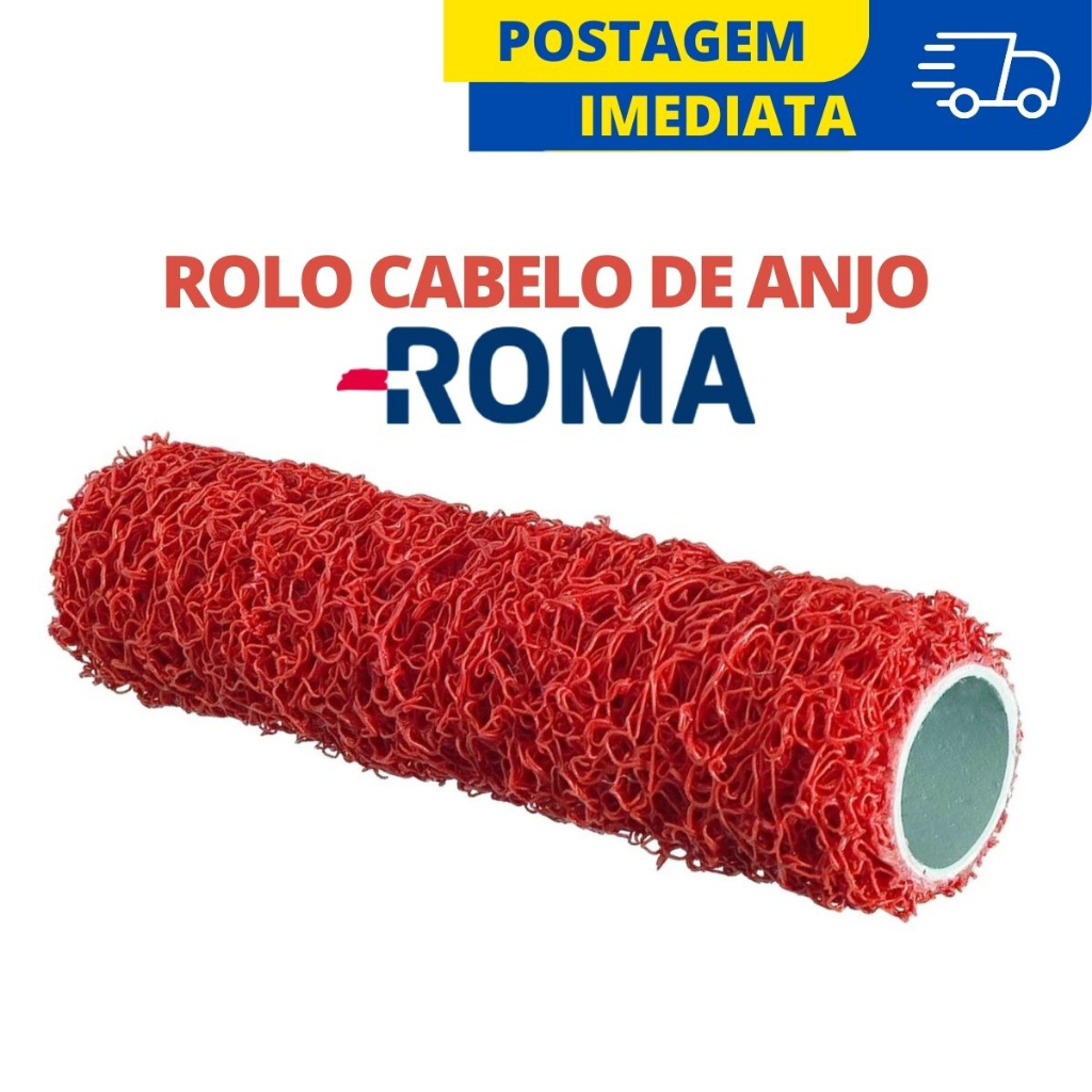 Rolo de textura cabelo de anjo 23 cm