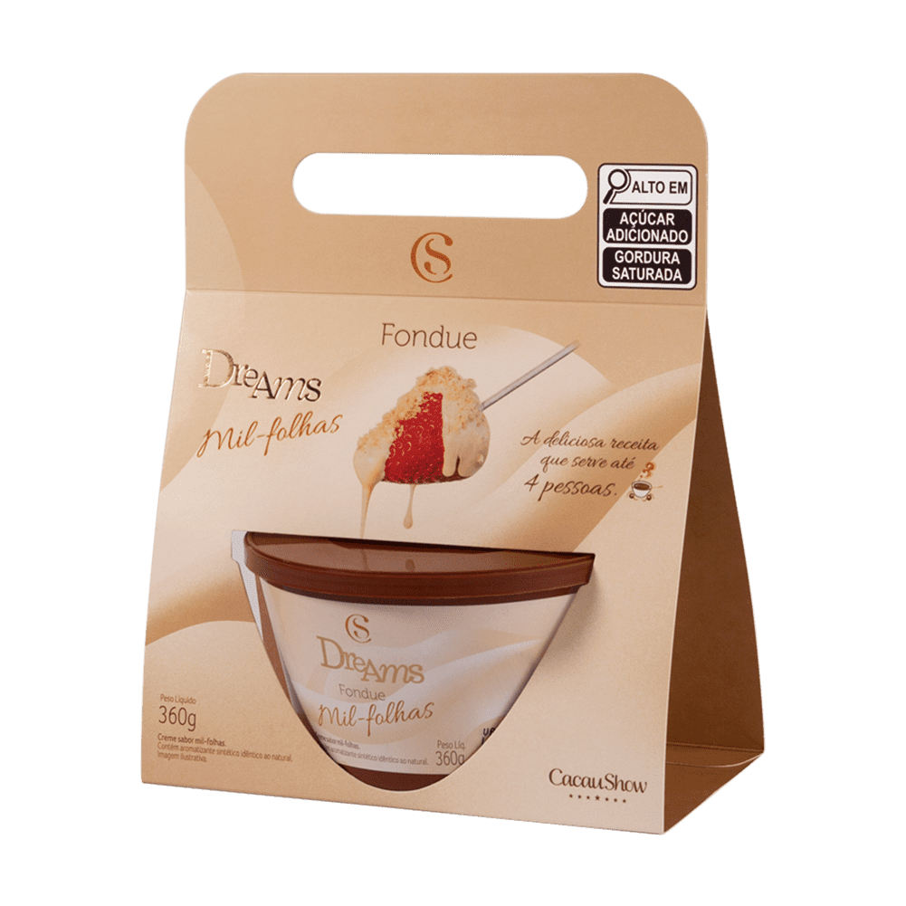 Fondue cacau show mil folhas Shopee Brasil