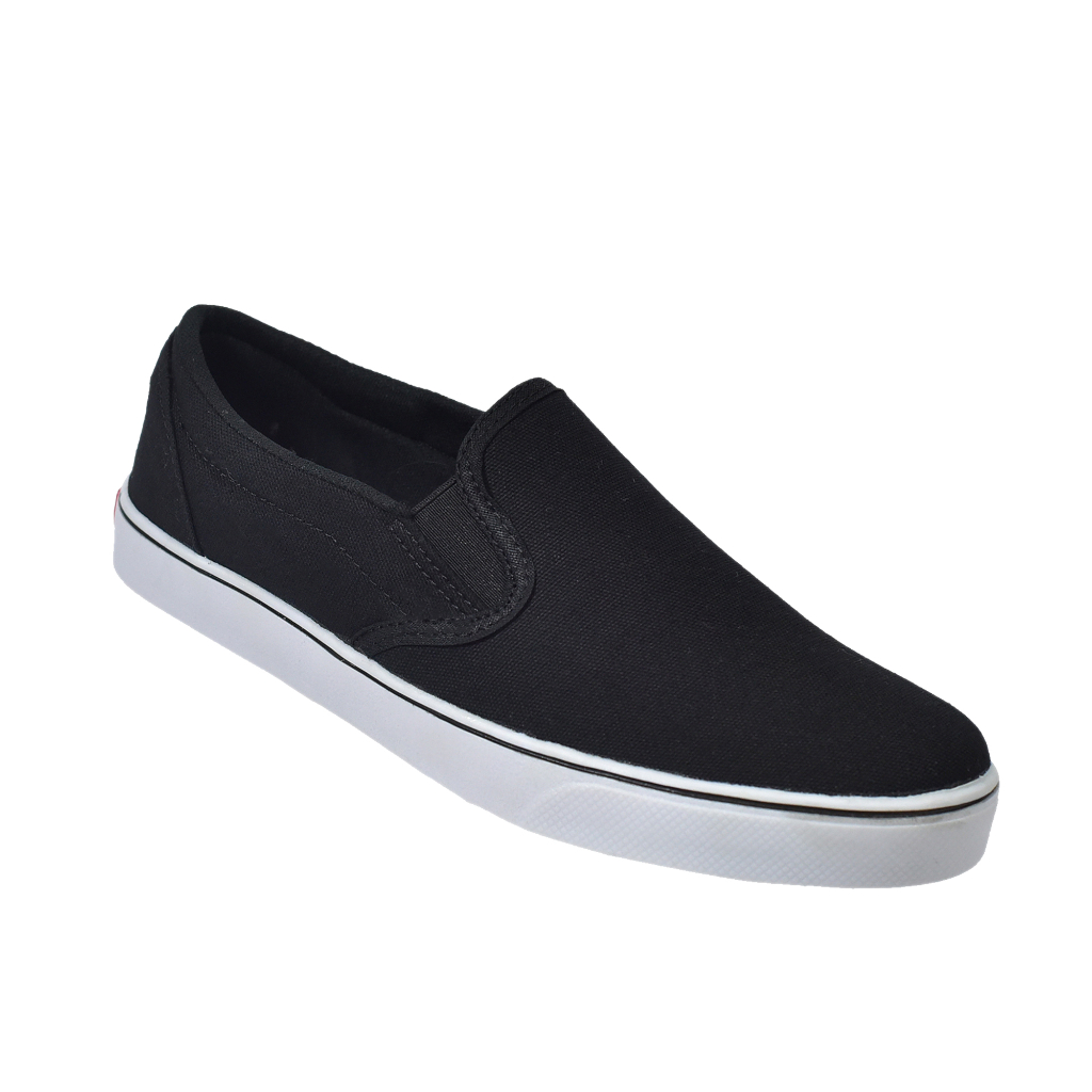 Tênis Slip On Iate Casual Sem Cadarço Calce Fácil Masculino Feminino Unissex Confortável Preto SB Promoção