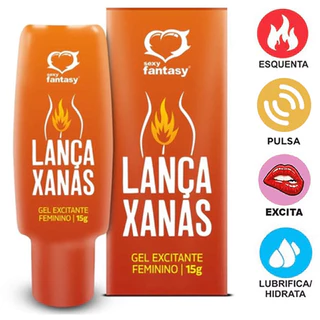 Lança Xana Gel Umectante E Excitante Feminino Sensações De Aquecimento - 15G Sex Fantasy
