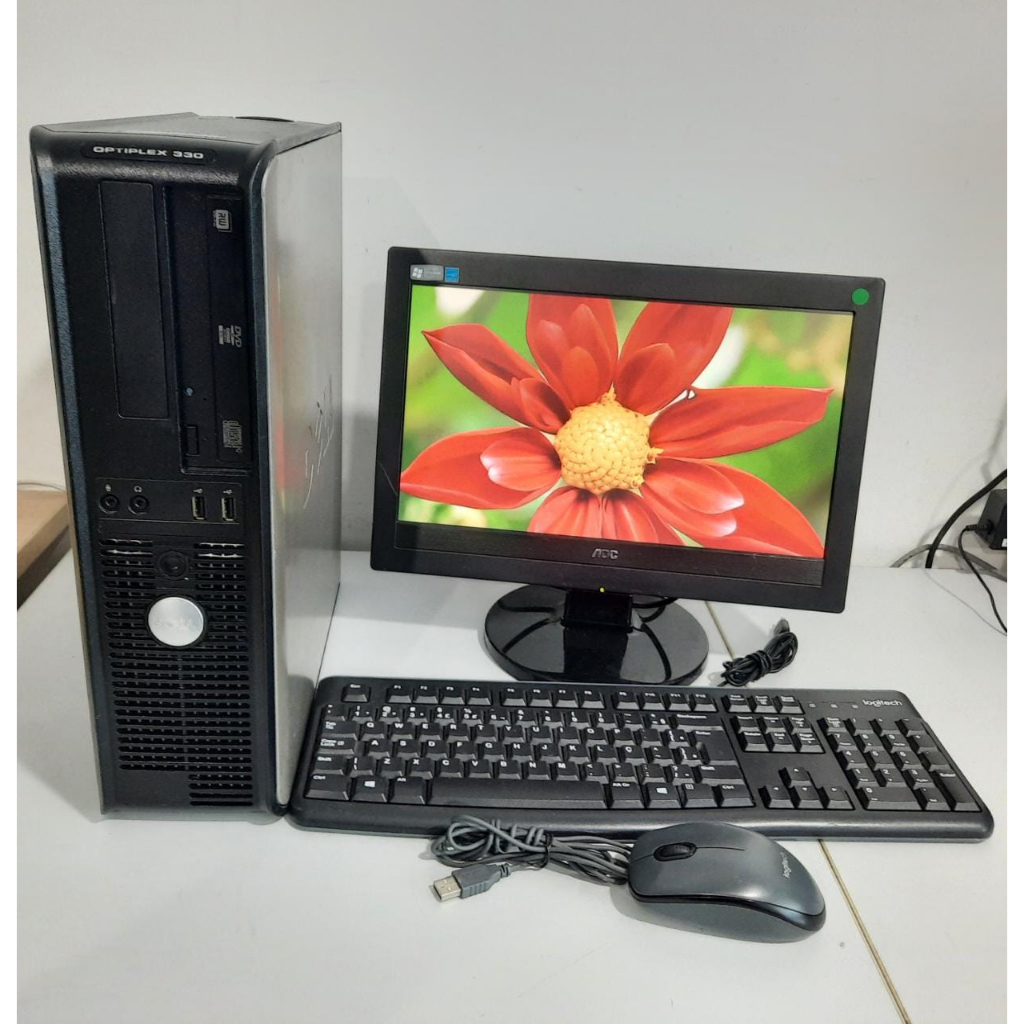 Computadores 300 a 999 GB Com monitor Usado