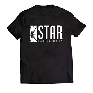 Camiseta Camisa Star Laboratories The Flash Dc Serie Geek