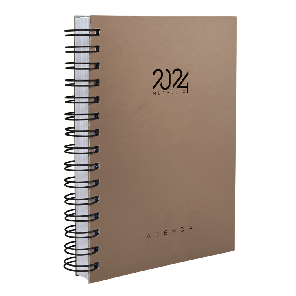 Agenda 2024 Capa Dura Cores Spot Metallic