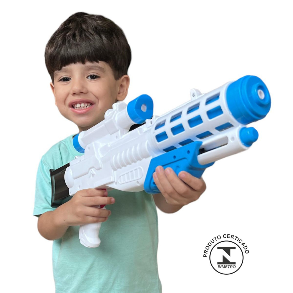 Arma de Brinquedo Tipo Nerf - Metralhadora Automática 72cm com 20 Dardos  Ótima para diversão de crianças e até adultos! É isso mesmo! O lançador,  além de ter um visual lindo, possui