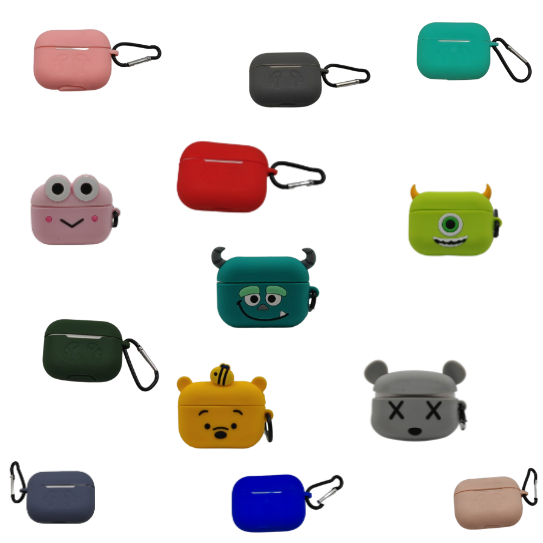 Capa Protetora De Silicone Flexível Para Fone De Ouvido Sem Fio Bluetooth Para Airpods Pro 2