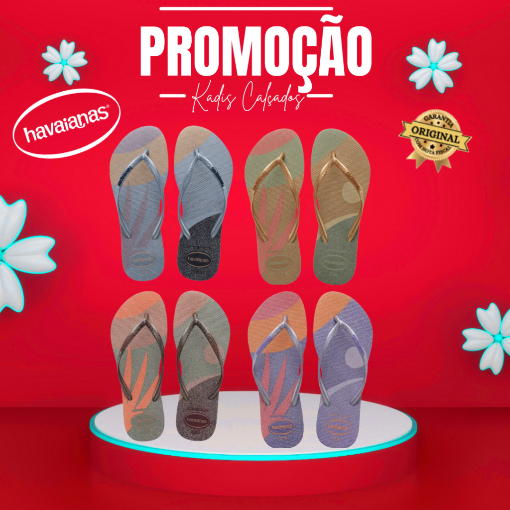 Sandálias 2024 havaianas promoção