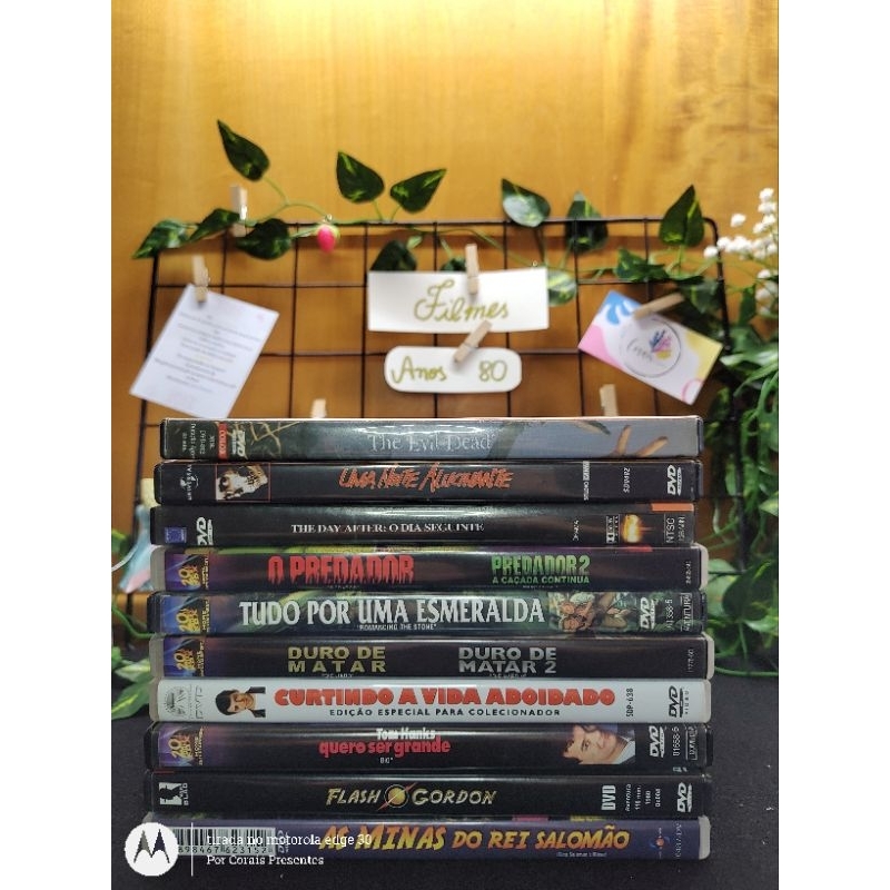 DVDs Filmes Anos 80 - Originais usados | Shopee Brasil