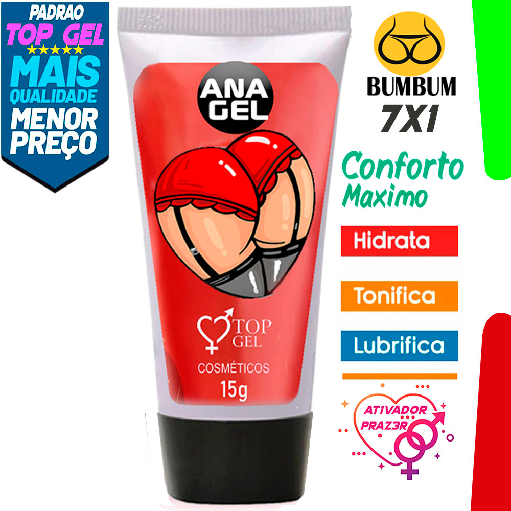 Ana Gel Sexy Anal Lubrificante Intimo Sex Shop Creme Produtos Eróticos 7x1 15 Ml Shopee Brasil 