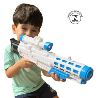 Lancador arma agua super grande arminha brinquedo crianca