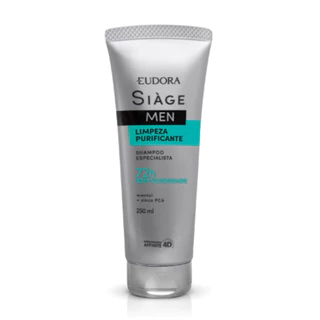 Shampoo Limpeza Purificante - MEN SIÁGE - EUDORA