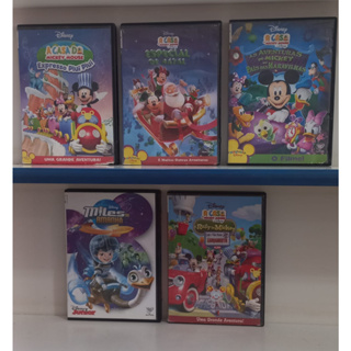 DVDs Disney Junior / Casa do Mickey (R$ 12,90 no atacado) semi novos - (Filmes Originais de Locadora) - Leia a descrição