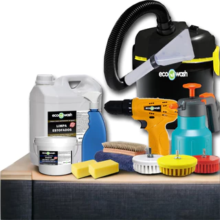 Kit De Produtos Para Lavagem A Seco De Estofados, Lava Sofá