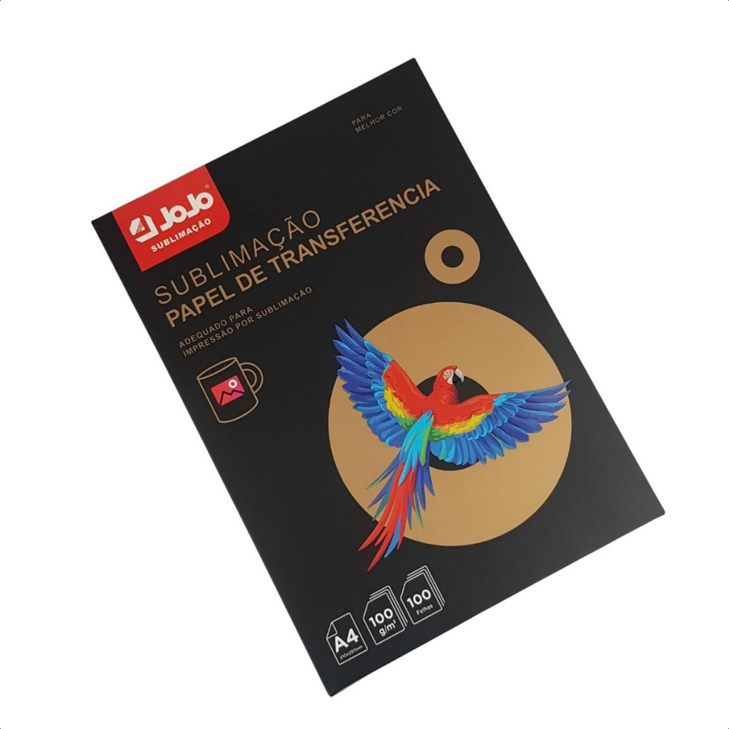 Papel Transfer Sublimatico Jojo A4 Fundo Rosa 100fls 100grs