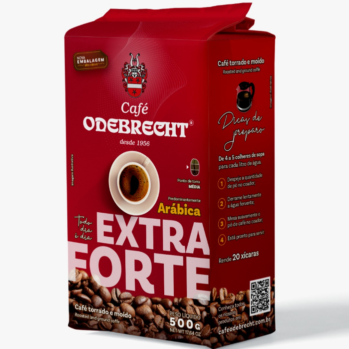 Café Odebrecht Torrado e Moido Extraforte 500g