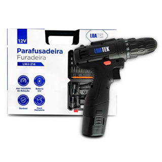Parafusadeira Furadeira [12V] Luatek Modelo LWJ-214