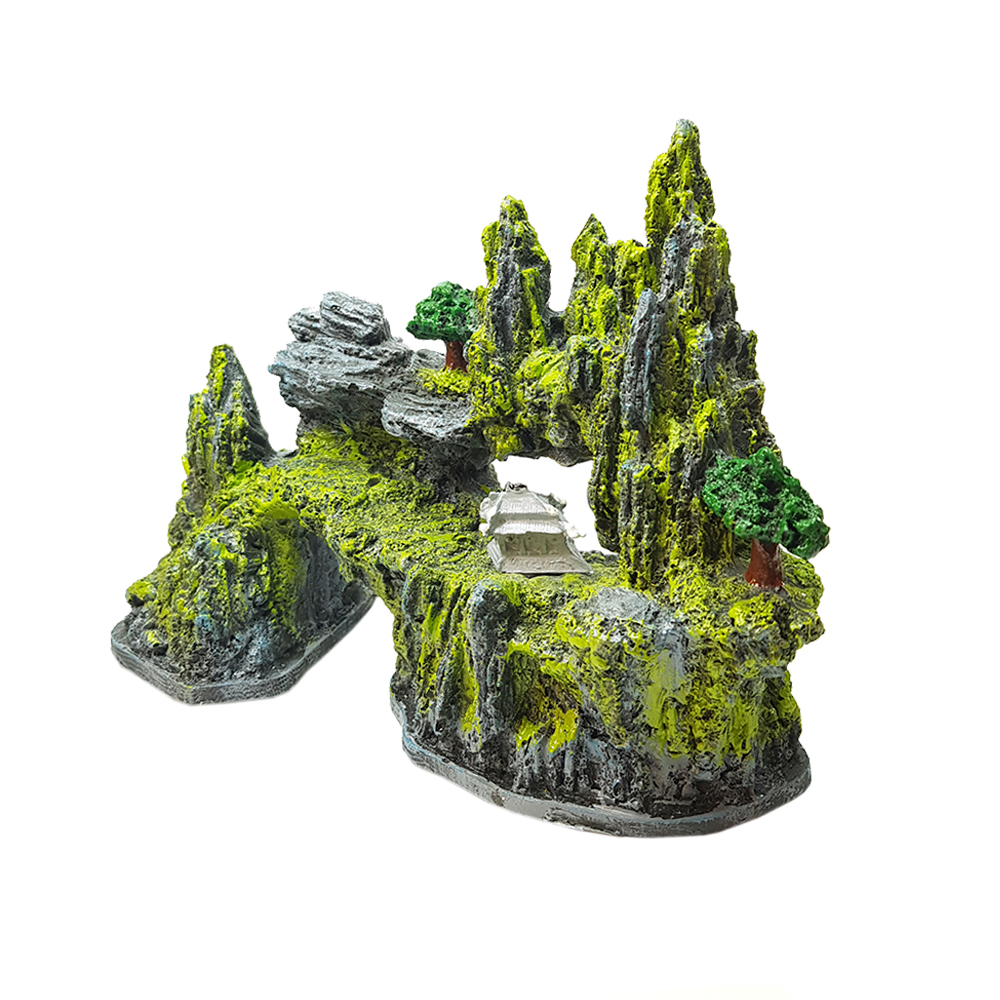 Enfeites para aquário - Montanha Chinesa Pequena B