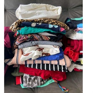 Lote De Roupas Diversas Usadas 40 Peças Para Bazar