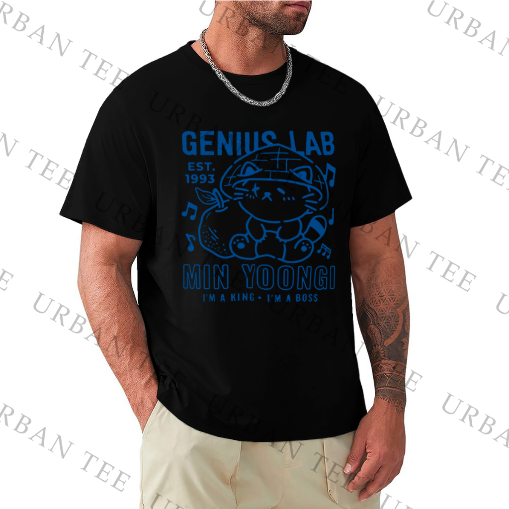 Camiseta Camisa Algodao Suga Im King Boss Genius Lab Min Yoongi Cute ...