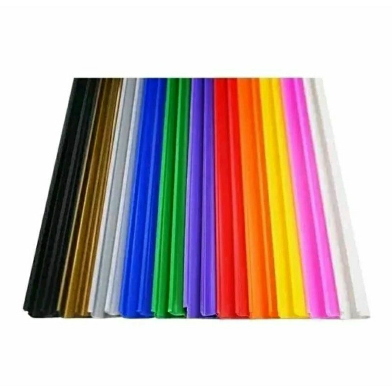 Kit 10 Perfil Canaleta Plásticos para Painel Canaletado de 60cm