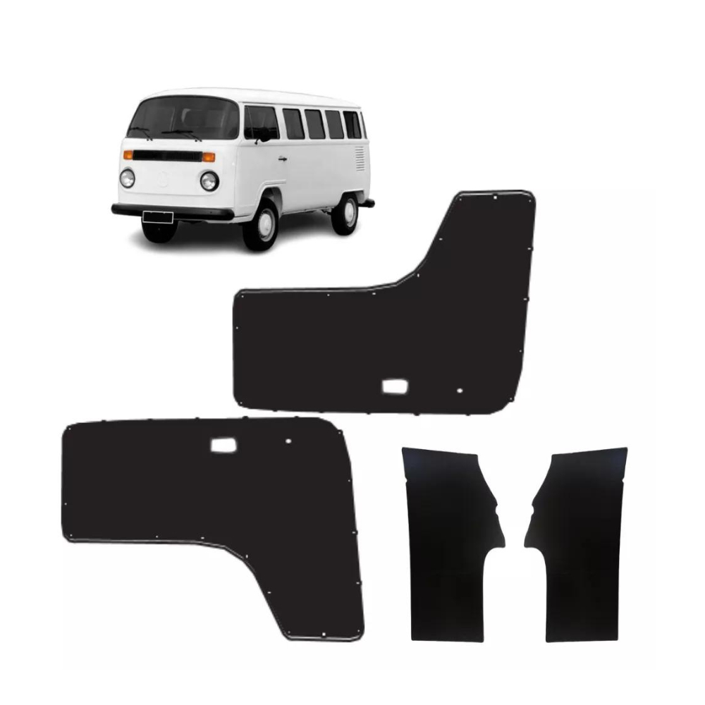 Par Forro Revestimento Porta + Óculos Kombi Clipper