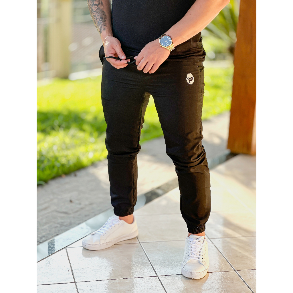 Calça Jogger Masculina CYZ De Lã - Azul, Confortável Para Dormir E Relaxar, Tamanho XG