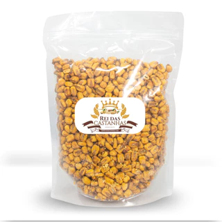 Milho Torrado/Salgado Com Mostarda e Mel [DELICIOSO PETISCO/PREMIUM] 500G - Rei das Castanhas