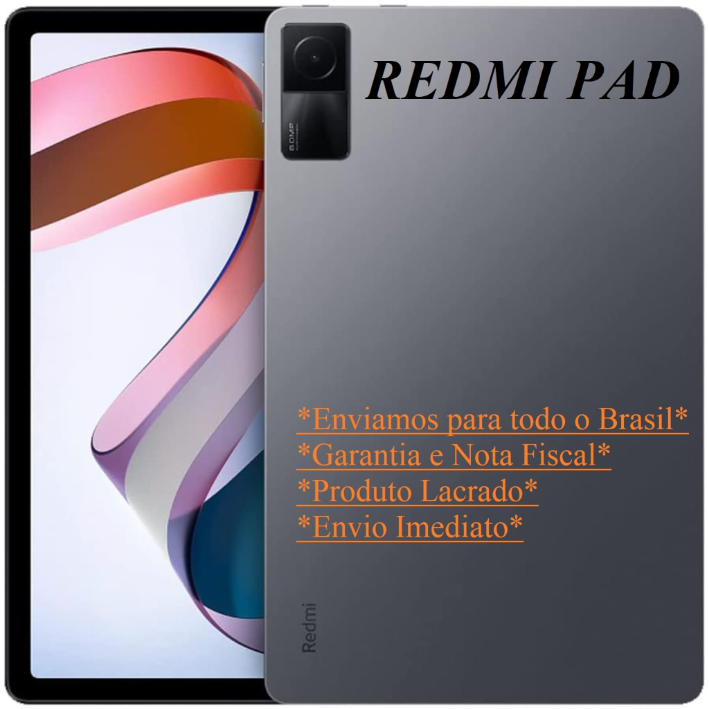 Xiaomi Redmi Pad 128GB / 6GB 6GB Ram Original | Shopee Brasil