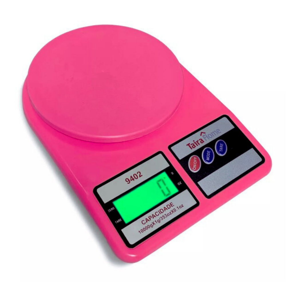 Balança Digital de Precisão Cozinha Até 10kg Colorida Desligamento ...
