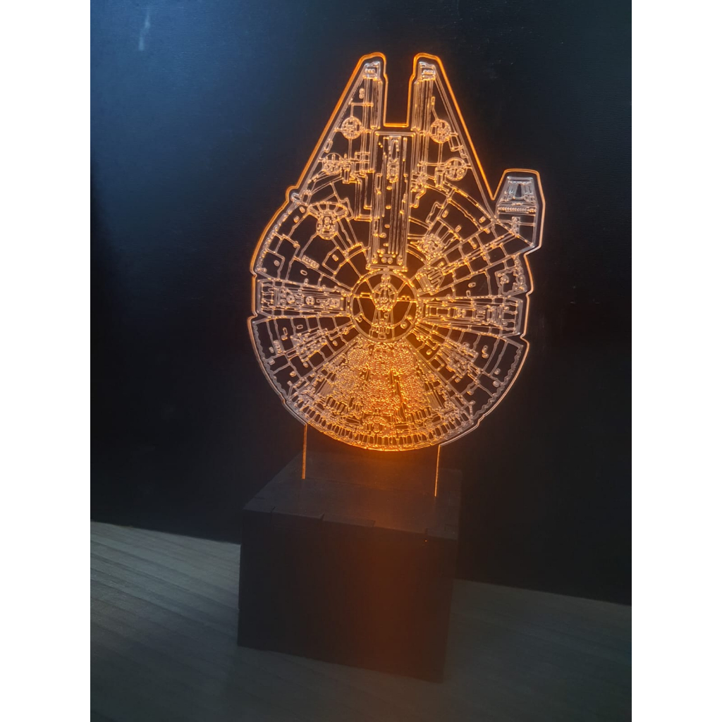 Luminaria Millenium Falcon Star Wars