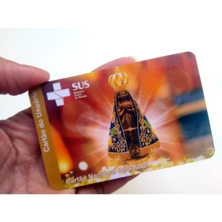 Cartão do SUS Nossa senhora | Impresso | 8,2 x 5,5