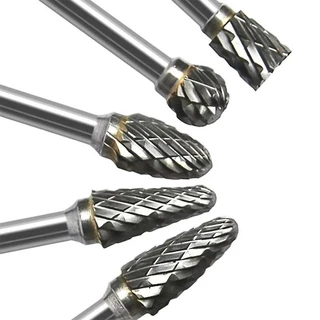 Kit 5 Brocas Lima Rotativa Tungstênio Fresa Vários Modelos