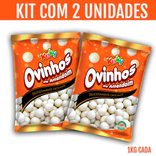 Combo 2 Unidades de Ovinhos Crocantes Kuky 1 KG