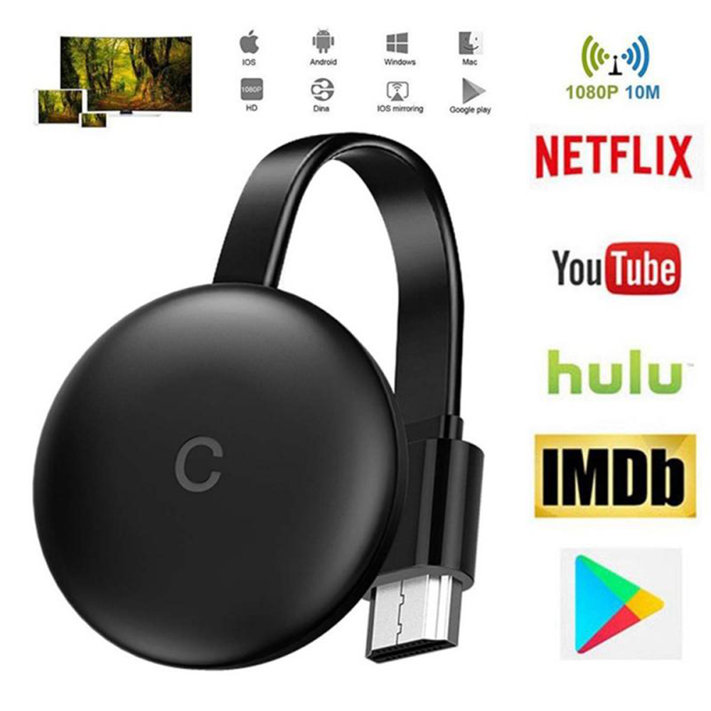 Chromecast G2 4K Ultra HD Para Transmissão De TV De Alta Definição Google Miracast Espelhamento de tela 5G 2.4G 1080p