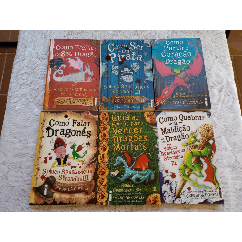 Kit 6 Livros - Série Como Treinar o Seu Dragão | Shopee Brasil