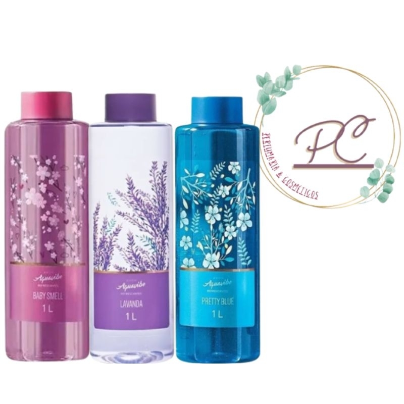 Aquavibe Avon refrescantes Body Splash 1 litro colônia, Lavanda, Pretty ...
